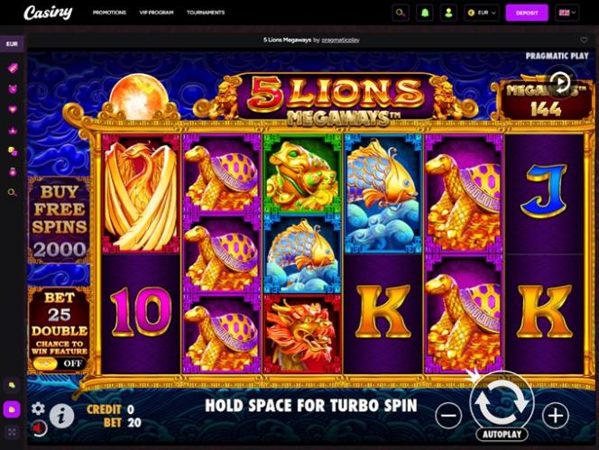 Casiny Casino Payment Methods 3